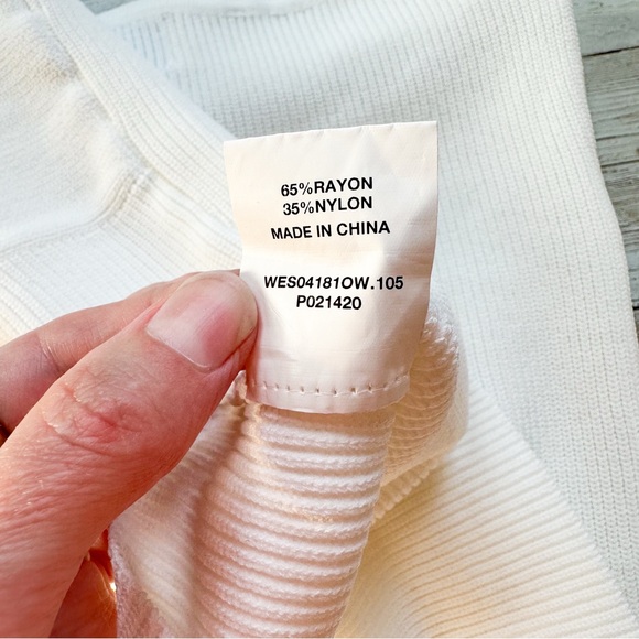 DISSH Anika Twisted Knit Top White Size US 10 NEW - Picture 4 of 7